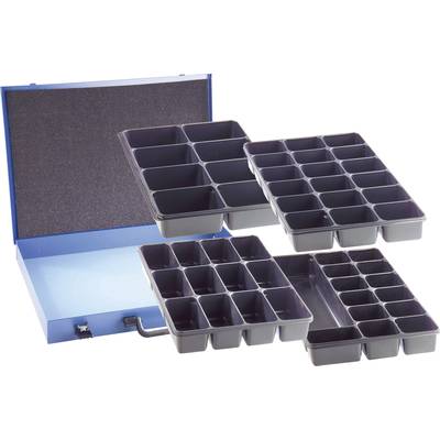         Assortment case  (L x W x H) 330 x 230 x 50 mm  No. of compartments: 18  fixed compartments    1 pc(s)