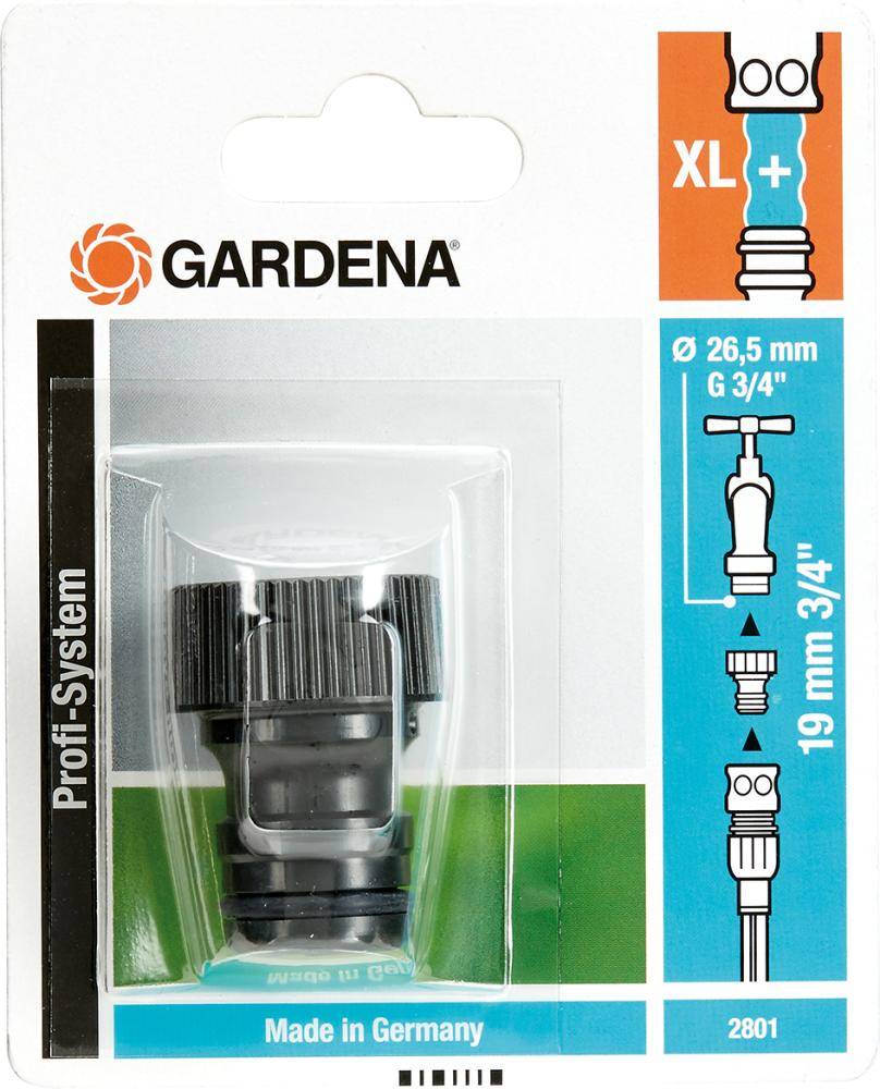 26.5 mm verpackt2821-20 Gardena Profi-System-Gerätestück -AG G 3/4 