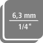 6.3 mm/ 1
