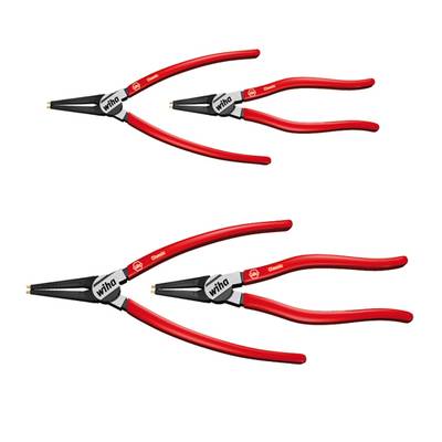 Wiha 34708 Circlip pliers set Suitable for Outer and inner rings 12-25 mm, 19-60 mm 10-25 mm, 19-60 mm Tip shape (detail