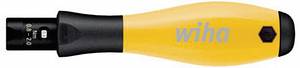 Wiha Torque Vario S ESD Torque screwdriver  0.1 - 0.6 Nm DIN EN 61340-5-1, DIN EN ISO 6789, DIN EN 26789