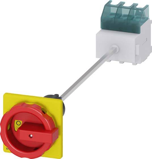 Circuit breaker Red, Yellow 3pin 35 mm² 63 A 690 V AC Siemens