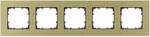 MIRO FRAME 5-FOLD ALU OXIDE YELLOW