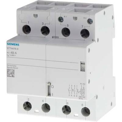 Remote switch DIN rail Siemens 5TT4474-2 4 makers 400 V 63 A   1 pc(s) 