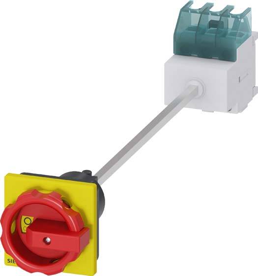 Circuit breaker Red, Yellow 3pin 16 mm² 25 A 690 V AC Siemens