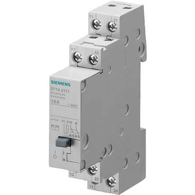 Siemens 5TT4217-3 Relay Nominal voltage: 400 V Switching current (max.): 16 A 2 change-overs  1 pc(s)