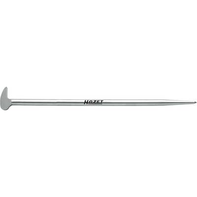 A silver metal hammer with a pointed and flat end. The name 'Hazet' is printed on the handle.