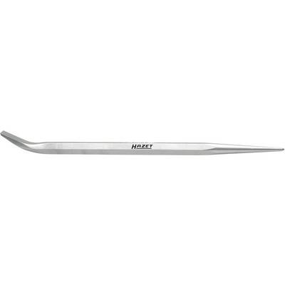 A silver pin by Hazet with a curved tip, used for aligning or centring components.