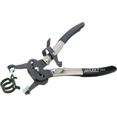 Hose Clip Pliers with Plastic Handle, used for easy removal and installation of hose clips in various sizes.