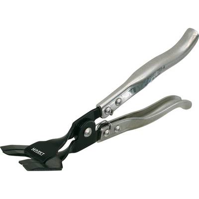 Plier-like tool with ergonomic handles, suitable for removing clips and fasteners in automotive areas.