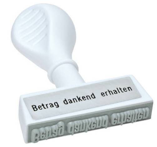 WEDO 19324 Stamp (text) 45 x 4 mm (W x H)-3