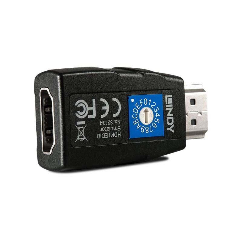 LINDY AV EDID emulator Adapter [HDMI - HDMI] 4096 x 2160 Pixel-4