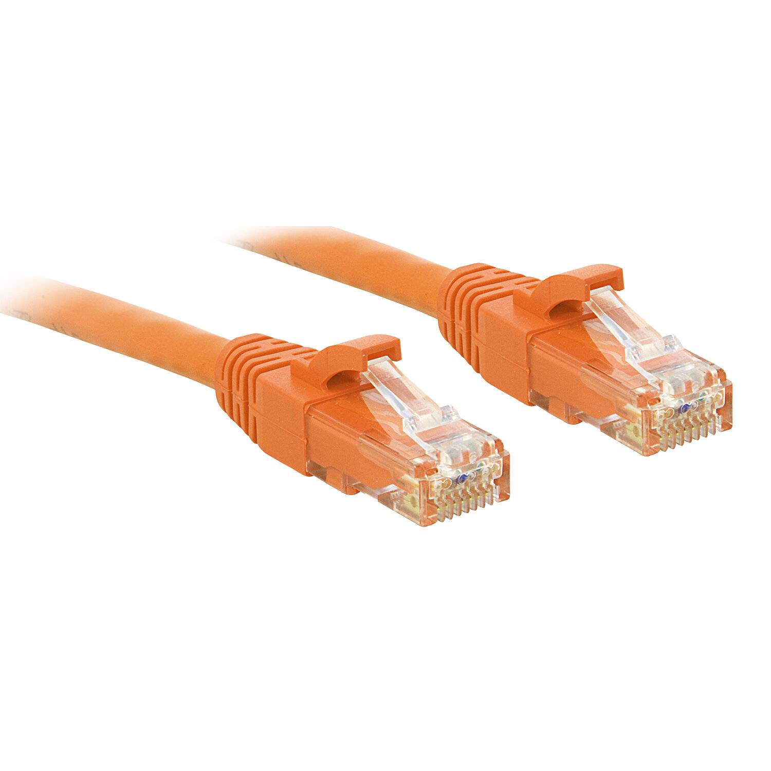 LINDY 48110 RJ45 Network cable, patch cable CAT 6 U/UTP 5.00 m Orange incl. detent 1 pc(s)-2