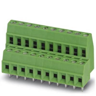 Phoenix Contact 1708055 2-tier terminal 1.00 mm² Number of pins (num) 10 Green 50 pc(s) 