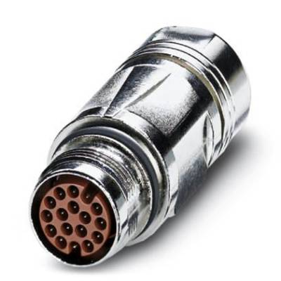 M17 in-line connector 1619012 ST-08P1N8A9004S Silver Phoenix Contact Content: 1 pc(s)