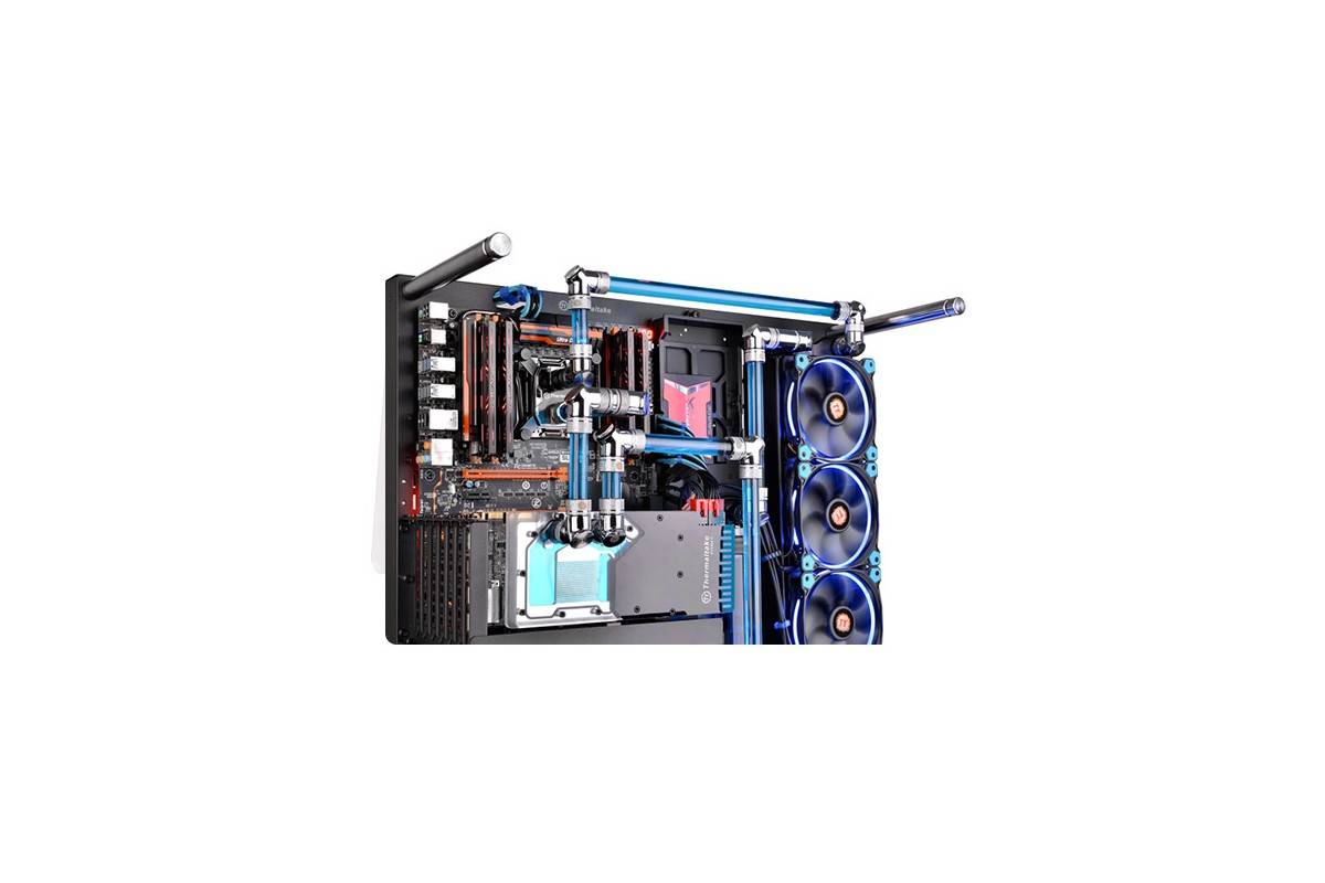 Thermaltake Pacific G1/4 PETG Tube 16mm (5/8") OD Compression - Chrome Water cooling - fittings-2