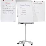 Swiss Francs Flipchart Mobile Deluxe with design foot/FC 81, 67 x 95 cm, light gray