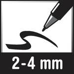 Edding Paint marker 4-8750001 Black 2 mm, 4 mm 1 pcs/pack
