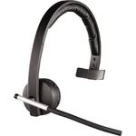Logitech Wireless Headset H650e PC On-ear headset Corded (1075100) Mono Black Microphone noise cancelling Volume control, Microphone mute