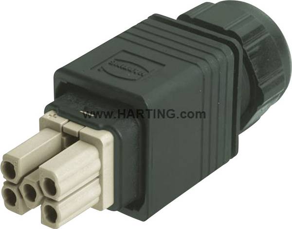 HARTING 09352320423 Socket inset Han® PushPull Power 5 + PE Han Quick-Lock® 1 pc(s)