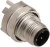 HARTING 21033211410 Sensor/actuator built-in connector M12 PCB plug, mount No. of pins (RJ): 4 1 pc(s)