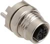 HARTING 21033216410 Sensor/actuator built-in connector M12 PCB socket, mount No. of pins (RJ): 4 1 pc(s)