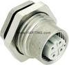 HARTING 21033816410 Sensor/actuator built-in connector M12 PCB socket, mount No. of pins (RJ): 4 1 pc(s)
