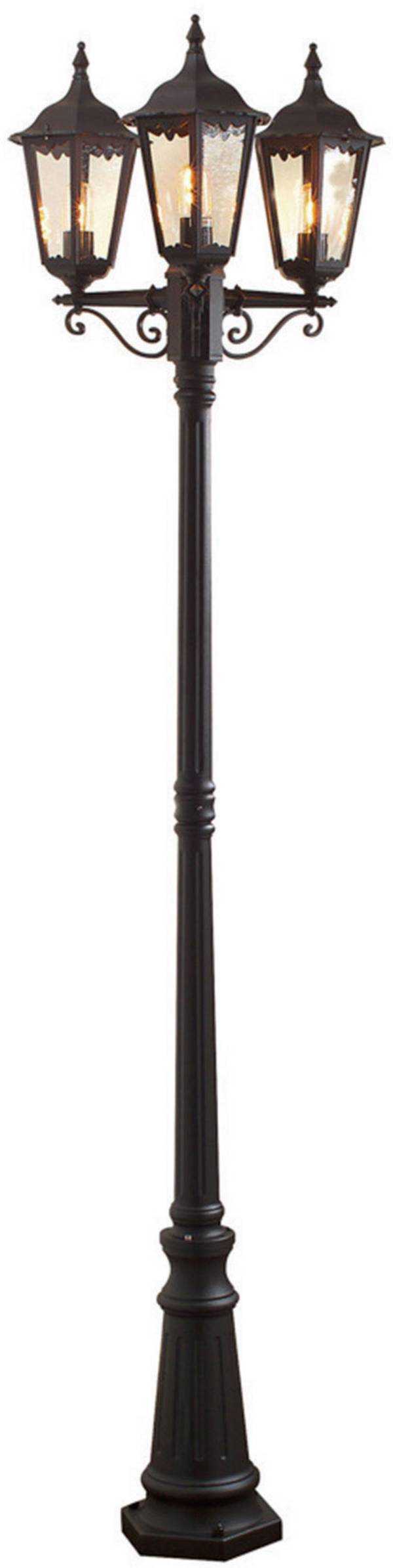 Konstsmide 7217-750 Firenze Outdoor free standing light Energy-saving bulb E-27 300 W Black