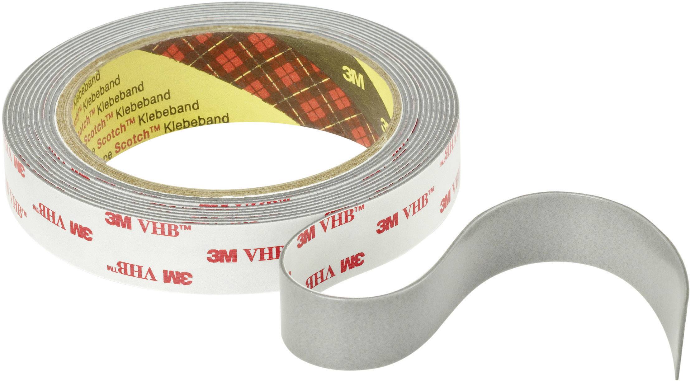 3M VHB™ 4941P Double sided adhesive tape VHB™ 4941P Grey x W) 3 m x 19 mm 1 pc(s) | Conrad.com