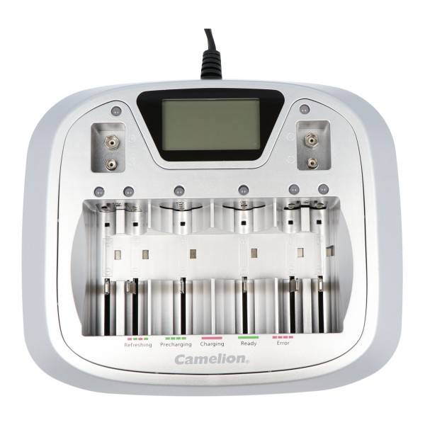 Camelion CM-3298 Charger for cylindrical cells NiCd, NiMH AAA , AA , C, D, 9V PP3-1