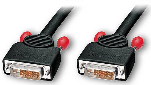 LINDY DVI Cable DVI-D 24+1-pin plug, DVI-D 24+1-pin plug 10.00 m Black 41285 DVI cable-2