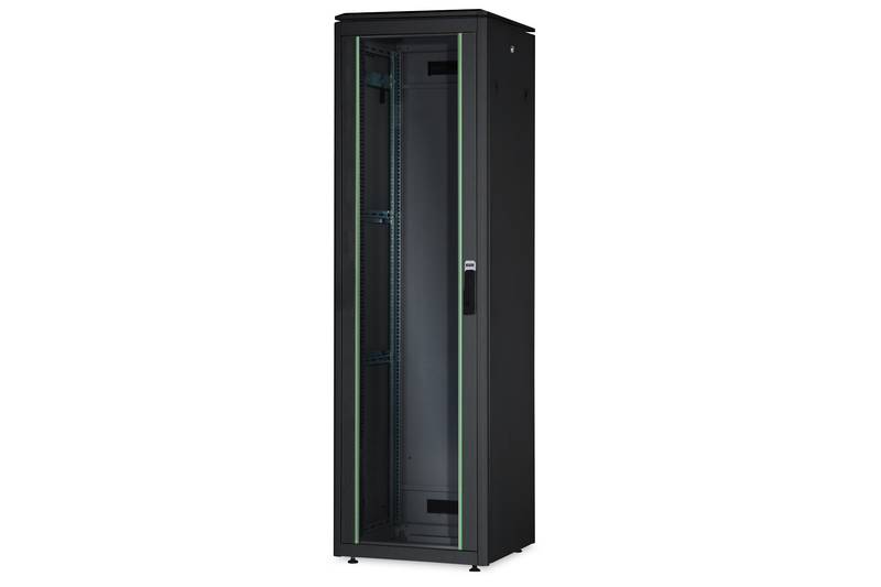 Digitus DN-19 36U-6/8-B-1 19" server rack cabinet (W x H x D) 600 x 1787 x 800 mm 36 U Black, Black (RAL 9005)-1