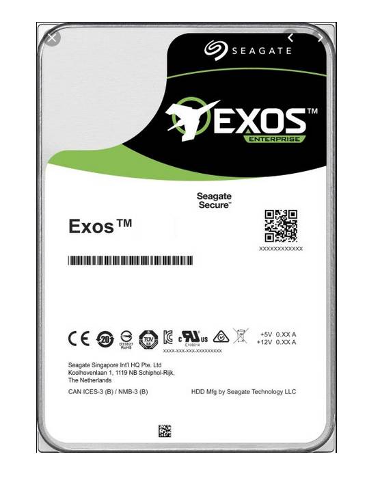 Seagate Exos X16 14 TB 3.5" (8.9 cm) internal HDD SAS 12 Gbps ST14000NM002G-1