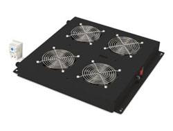 Digitus DN-19 Panneau De Ventilation Pour Racks - 2 Ventilateurs - Thermostat Réglable - Compatible Armoires Réseau Et Serveurs - 6