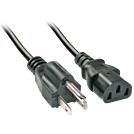 LINDY Current Cable [1x USA plug - 1x IEC C13 socket ] 5.00 m Black-1