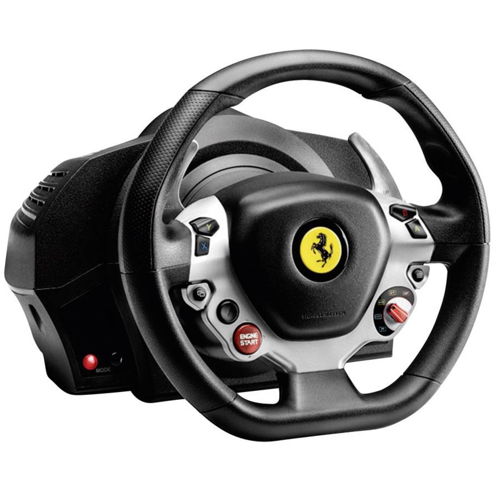 Thrustmaster Ferrari® 458 Italia Edition Steering wheel USB Xbox One Black, Silver incl. foot ...
