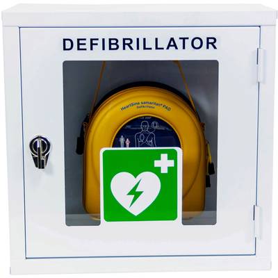 HeartSine samaritan® PAD350P + AI-040-BM-AKL Defibrillator Indoors incl. wall-mount box