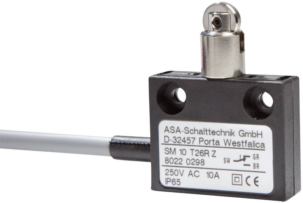 Asa Schalttechnik Microswitch Sm 10 T26r Z 250 V Ac 10 A 1 X On Off Ip65 Momentary 1 Pc S Conrad Com