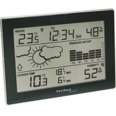 Techno Line WS 9274 Wireless digital weather station Forecasts for 12 to 24 hours Max. number of sensors 1-2