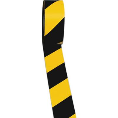 Rocol RS56005 RS56005 Marking tape EasyTape Black, Yellow (L x W) 33 m x 50 mm 1 pc(s)