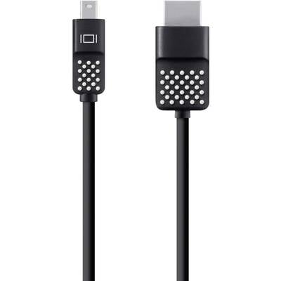 Belkin Mini DisplayPort / HDMI Adapter cable Mini DisplayPort plug, HDMI-A plug 3.60 m Black F2CD080bt12  DisplayPort ca