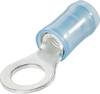 TE Connectivity 328996 Ring terminal Cross section (max.)=2.60 mm² Hole Ø=2.84 mm Partially insulated Blue 1 pc(s)