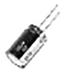 Radial electrolyte capacitor ECA
