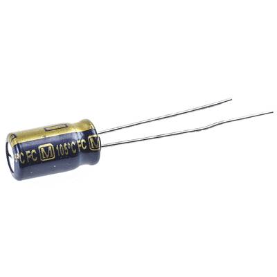 Panasonic EEUFC1E101S Electrolytic capacitor Radial lead  2.5 mm 100 µF 25 V DC 20 % (Ø x H) 6.3 mm x 11.2 mm 1 pc(s) 