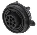Bulgin PX0727/S - 9 Pole Standard Buccaneer IP68 Socket Connector, Front Panel Mount, 5A