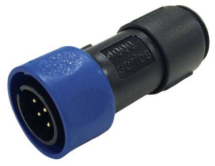 Buy Bulgin PXP4010/08P/6065 DIN Connector Plug, Straight Total Number ...