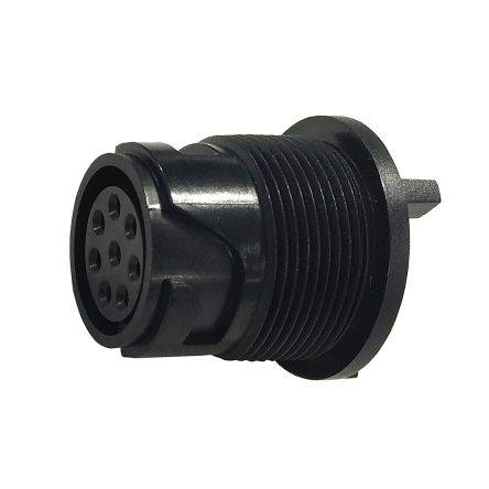 Bulgin PXP4013/08S/PC DIN connector Socket, built-in Total number of pins: 8 Series (round connectors): Buccaneer 4000 1-0