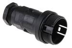 Bulgin PX0801 - IP68 Connector Body, Mini Buccaneer, In-Line Flex Cable Mount