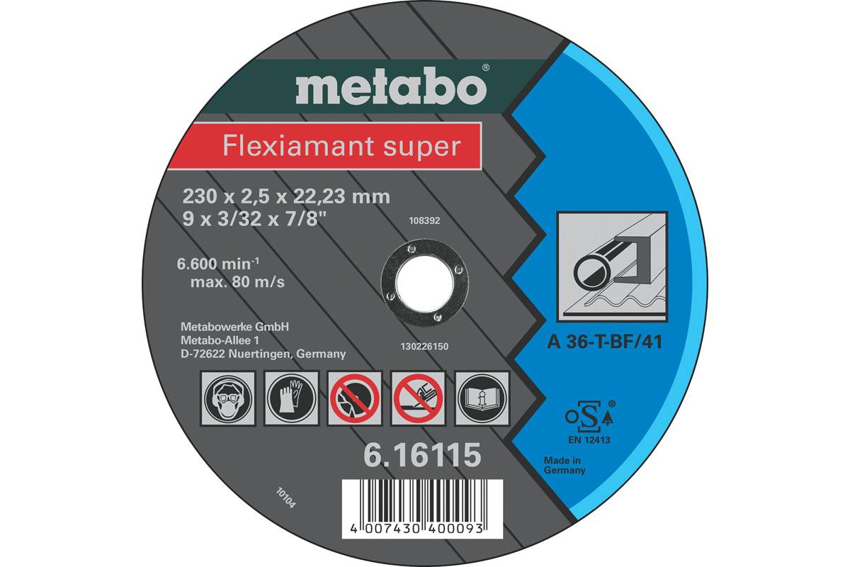 Metabo 616119000 Cutting disc (off-set) 25 pc(s)