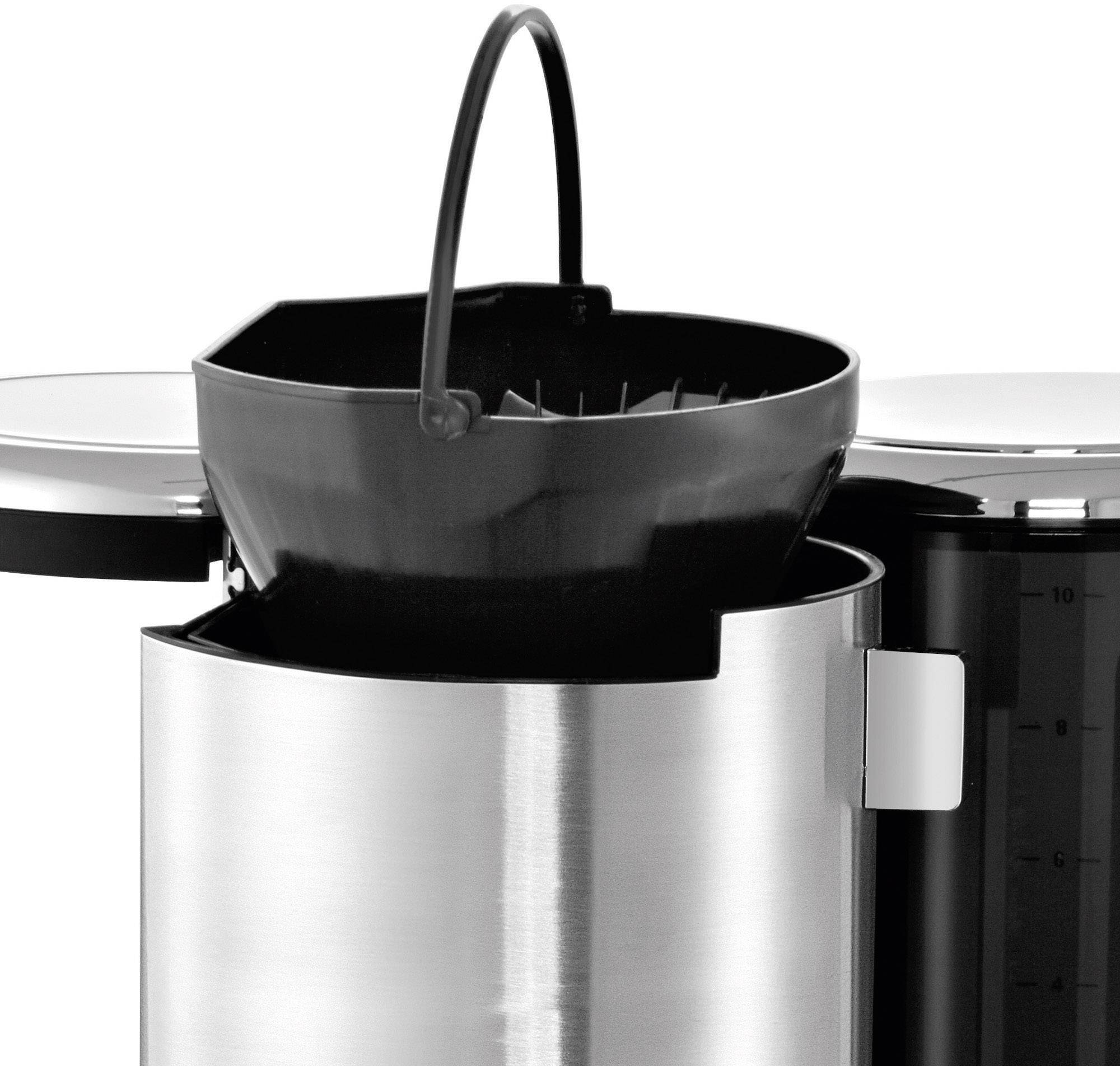 Coffee maker WMF LINEO Kaffeemaschine Thermo Stainless steel, Black Cup